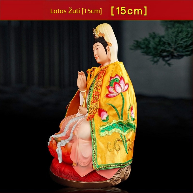 Statua Bodhisattva Avalokitesvara s odijelom i plaštem; Statua Bodhisattva Ksitigarbha s plaštem i šalom; Budistička odjeća