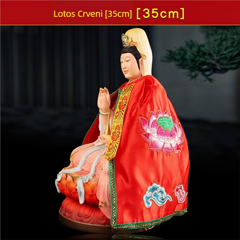 Statua Bodhisattva Avalokitesvara s odijelom i plaštem; Statua Bodhisattva Ksitigarbha s plaštem i šalom; Budistička odjeća