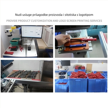 8-djelni set alata za popravak s debelim plastičnim šipkama za uklanjanje klipova automobila i unutarnju ugradnju