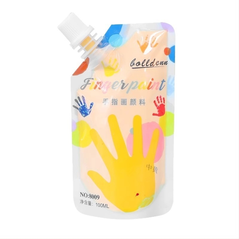 Dječji set gouache boja, 12 boja, perivo vodom, crtanje prstima