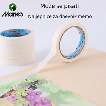 Marley umjetnička traka za maskiranje – obojena maskirajuća traka za papirnu umjetnost i skice