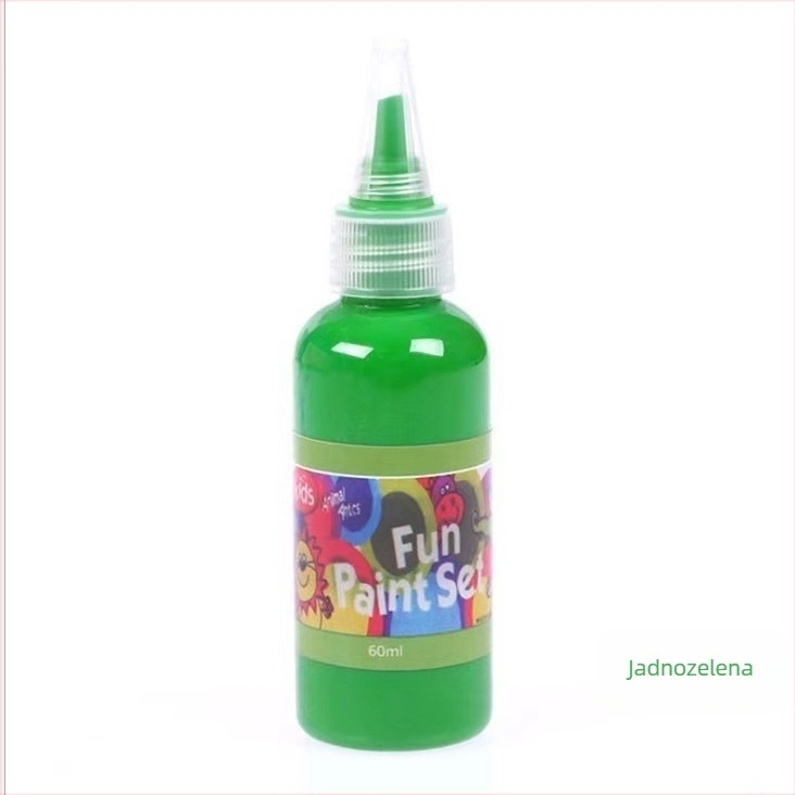 60 ml dječji set akvarelnih boja za prstno slikanje, 12 boja