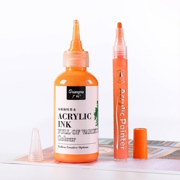 Akrilni marker s pigmentnim tintom, 120 ml, vodotopna baza – za dječju umjetnost i graffiti, tekućina za dopunjavanje