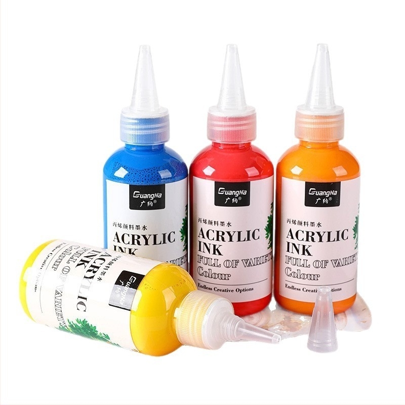 Akrilni marker s pigmentnim tintom, 120 ml, vodotopna baza – za dječju umjetnost i graffiti, tekućina za dopunjavanje