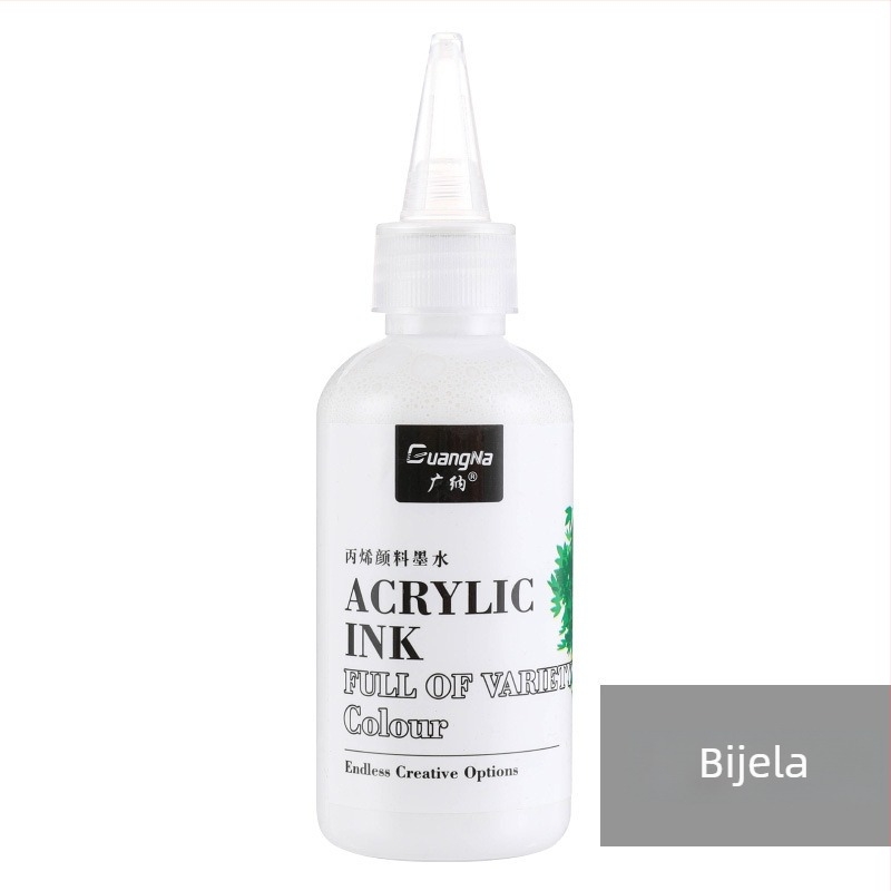 Akrilni marker s pigmentnim tintom, 120 ml, vodotopna baza – za dječju umjetnost i graffiti, tekućina za dopunjavanje