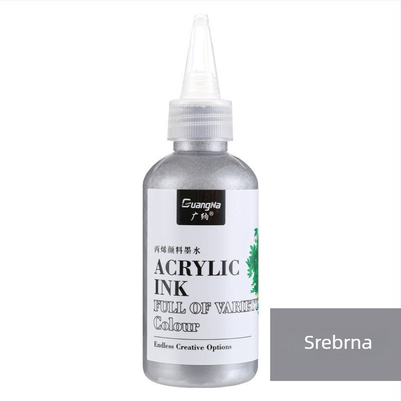 Akrilni marker s pigmentnim tintom, 120 ml, vodotopna baza – za dječju umjetnost i graffiti, tekućina za dopunjavanje