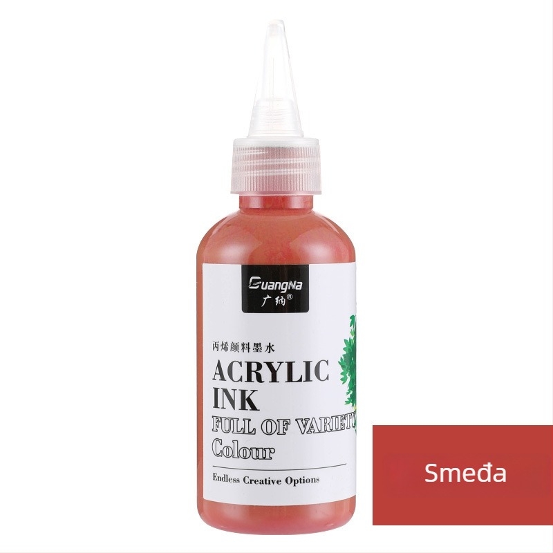 Akrilni marker s pigmentnim tintom, 120 ml, vodotopna baza – za dječju umjetnost i graffiti, tekućina za dopunjavanje