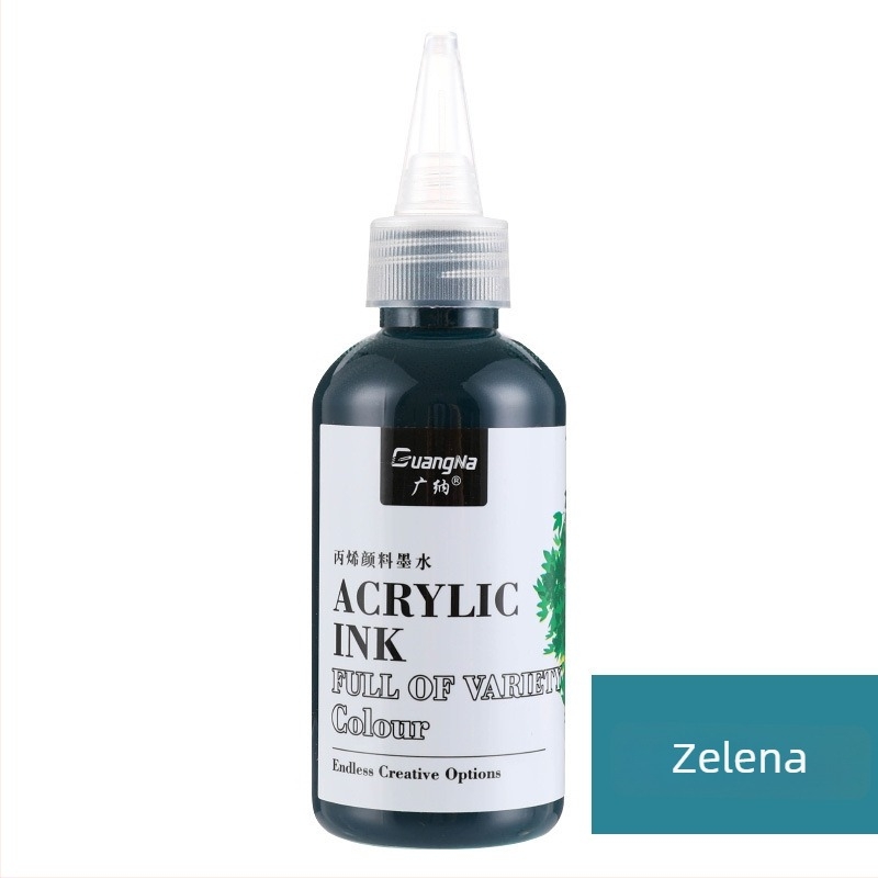 Akrilni marker s pigmentnim tintom, 120 ml, vodotopna baza – za dječju umjetnost i graffiti, tekućina za dopunjavanje