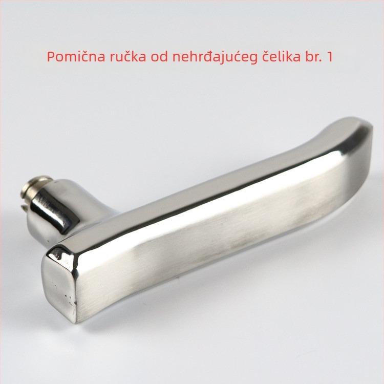 Nehrđajući čelična kvaka za protuprovalna vrata, pribor za bravu, ručica od cinkovog legura