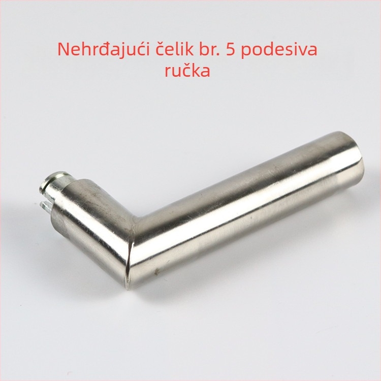 Nehrđajući čelična kvaka za protuprovalna vrata, pribor za bravu, ručica od cinkovog legura