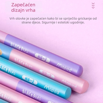 Maped olovka s trokutastim gripom HB/2B za učenike – vježba pisanja
