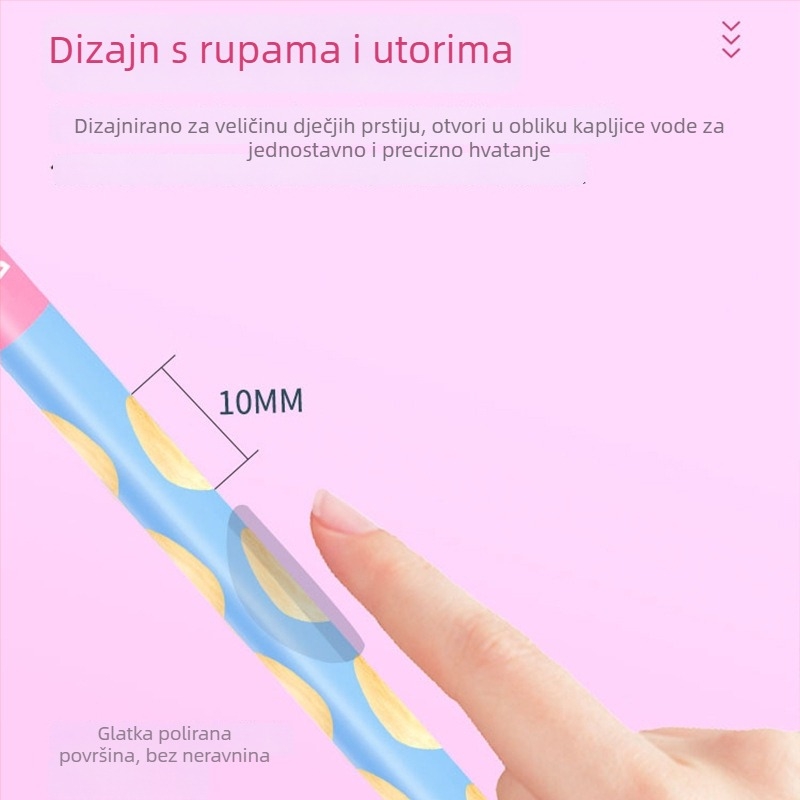 Maped olovka s trokutastim gripom HB/2B za učenike – vježba pisanja