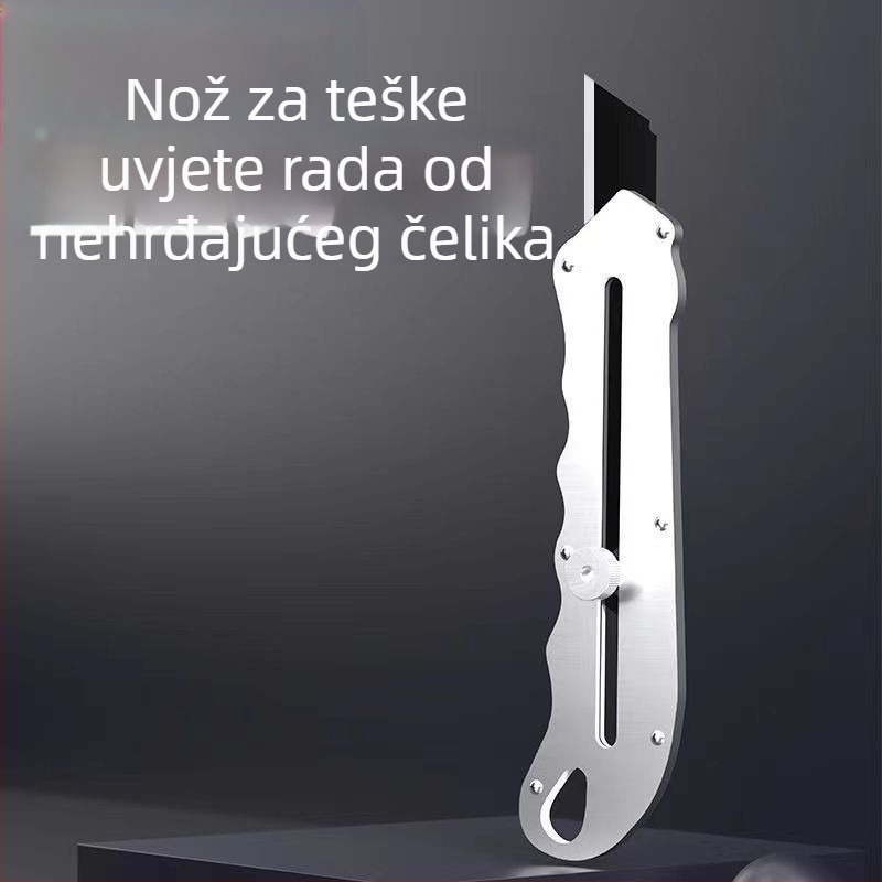 Višenamjenski nož s gumiranom površinom, industrijske klase za rezanje papira i tapeta