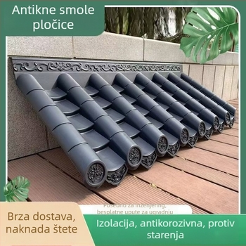 Yan Ying pločice od smole u stilu antike, integrirane krovske pločice i dekorativne plastične pločice s glazurom