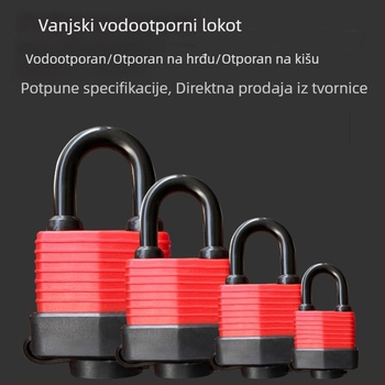 Vodootporna brava s kućištem za vanjsku upotrebu, zaštita od krađe za skladište tereta, balkon i prozor