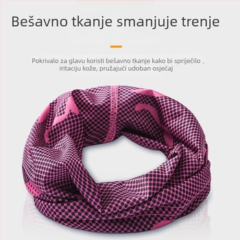 Maska za sunčevu zaštitu s punim licem za vožnju biciklom, zaštita vrata, UV zaštita, tkanina ice silk