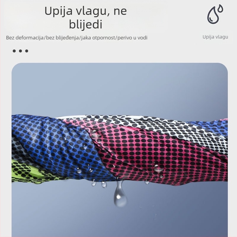 Maska za sunčevu zaštitu s punim licem za vožnju biciklom, zaštita vrata, UV zaštita, tkanina ice silk