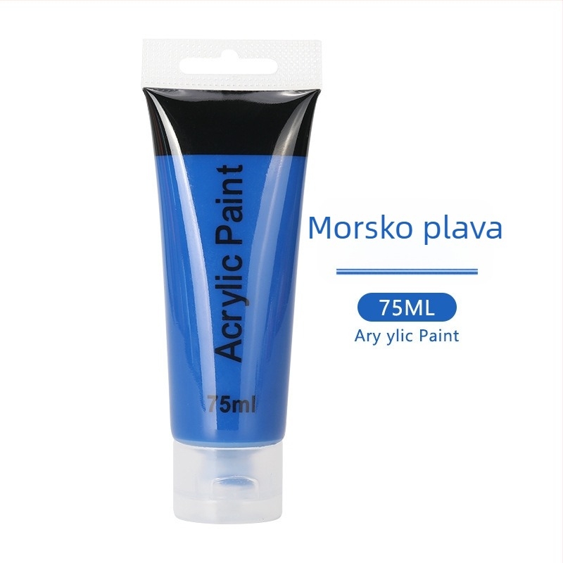 24 boje akrilnih pigmenata, 75 ml po boji, za likovnu umjetnost, grafite, zidne slike i DIY slikanje na kamenu