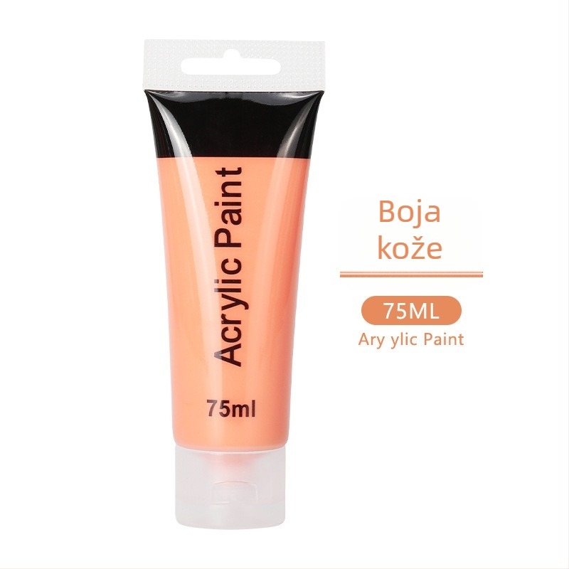 24 boje akrilnih pigmenata, 75 ml po boji, za likovnu umjetnost, grafite, zidne slike i DIY slikanje na kamenu