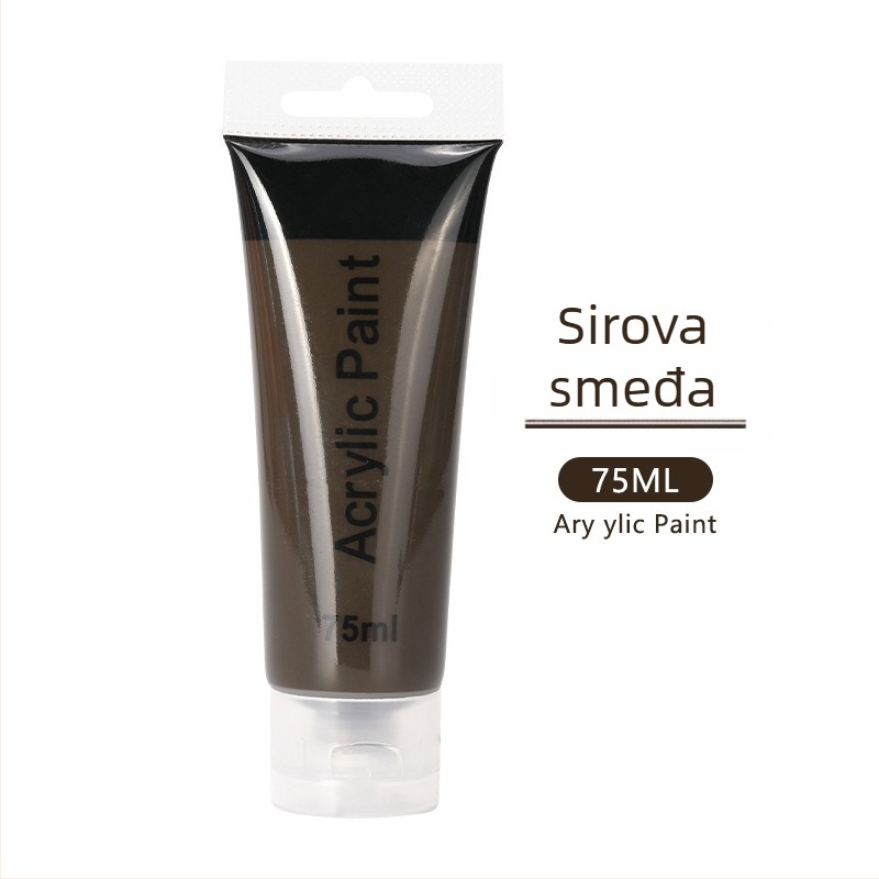 24 boje akrilnih pigmenata, 75 ml po boji, za likovnu umjetnost, grafite, zidne slike i DIY slikanje na kamenu