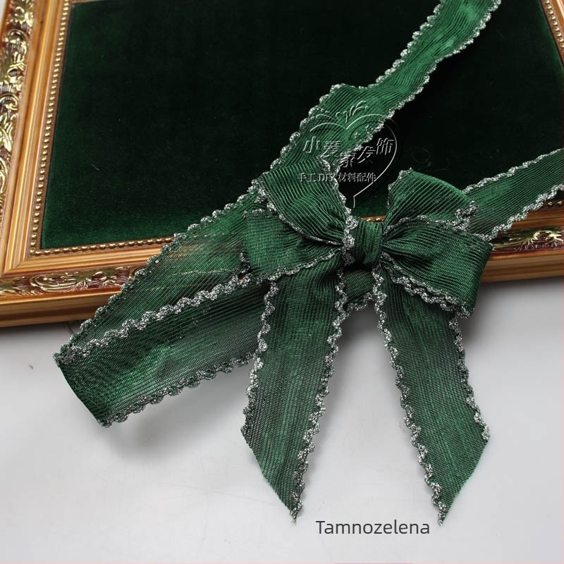4 cm valovita čipkasta mrežasta vrpca za odjeću – ručna izrada, DIY Lolita mašna