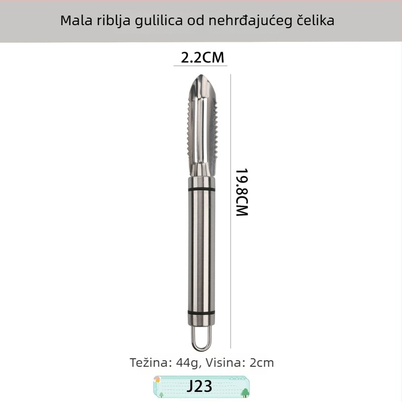 Set kuhinjskih alata od nehrđajućeg čelika, odvajač jaja, sito za brašno, mali alati, rezač pizze, četkica za ulje, cjedilo za ulje i set cjedila