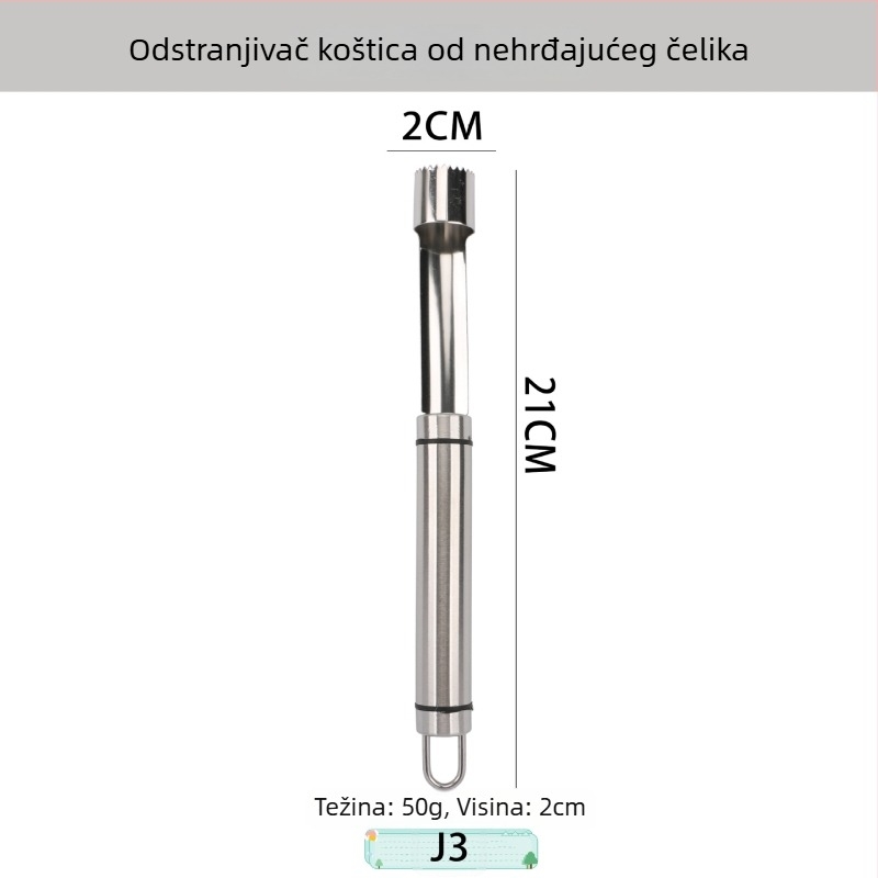 Set kuhinjskih alata od nehrđajućeg čelika, odvajač jaja, sito za brašno, mali alati, rezač pizze, četkica za ulje, cjedilo za ulje i set cjedila