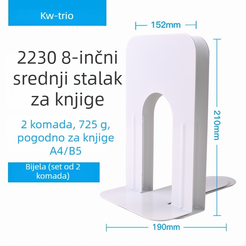 KW-TRIO Metalni držač za knjige