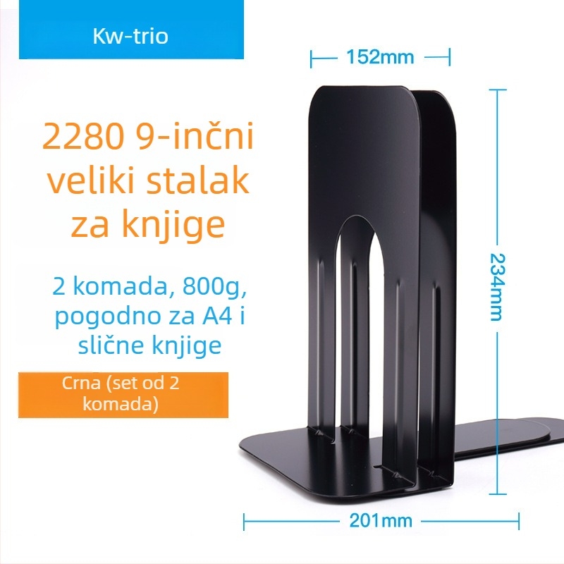 KW-TRIO Metalni držač za knjige