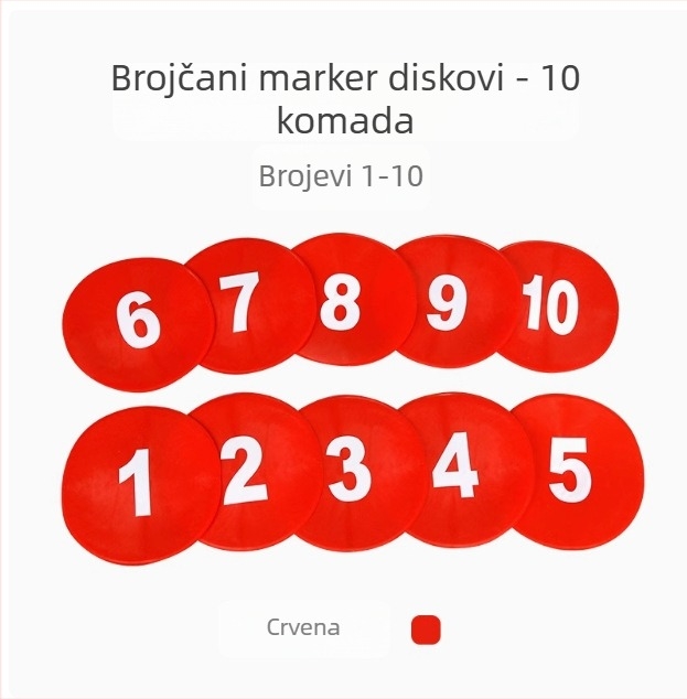 23 cm digitalna orientacijska podloga s slovima, protuklizna za trening nogometa u vrtiću i senzorna integracija s preprekama
