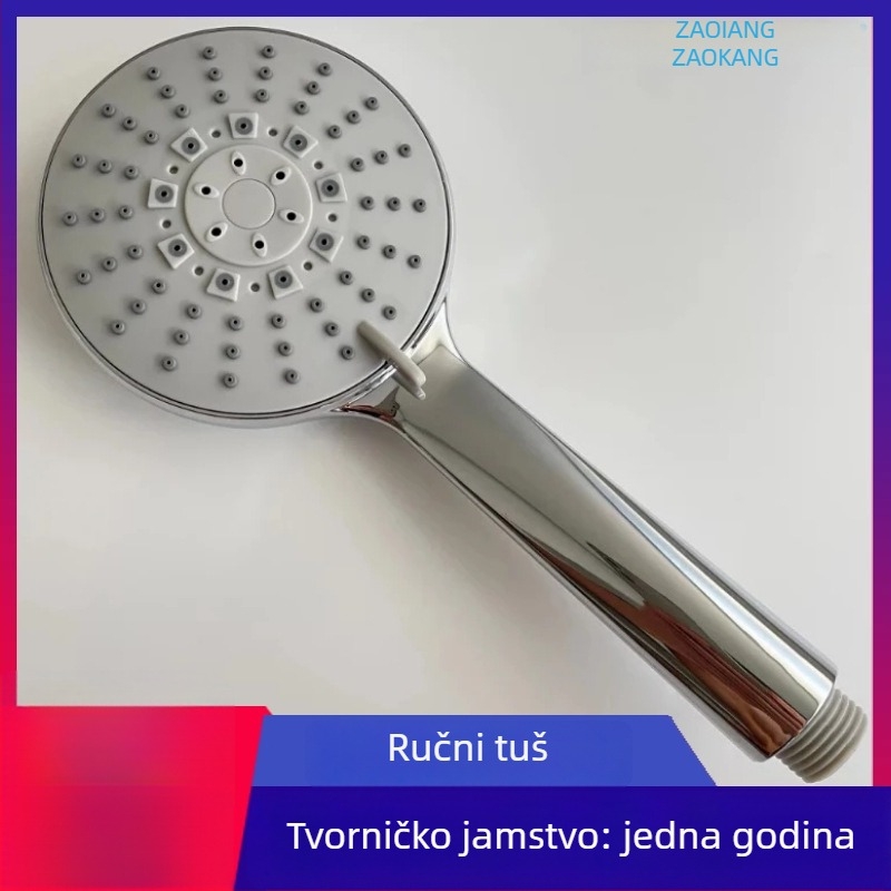 Zaokang ručni tuš pod pritiskom, s finim otvorima, uski dizajn struka, filtr od nehrđajućeg čelika 304