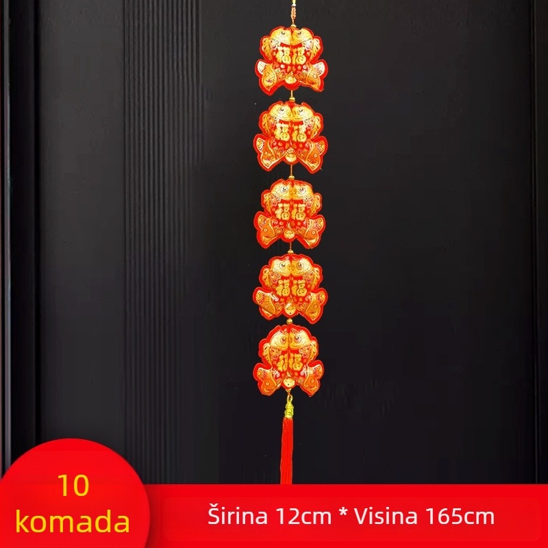 Kineski čvor privjesak sa znakom sreće za 2025. Proljetni festival, ukras za dnevni boravak, novi kineski stil, mir i sreća