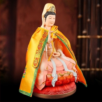 Statua Mazu i Guanyin, budistička odjeća i ogrtač, Gospođa Tri Noći, Bi Xian Yuanjun i Taishan baka
