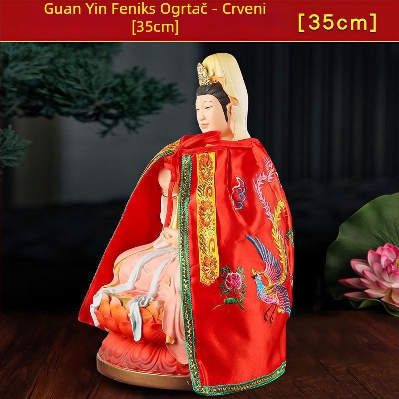 Statua Mazu i Guanyin, budistička odjeća i ogrtač, Gospođa Tri Noći, Bi Xian Yuanjun i Taishan baka
