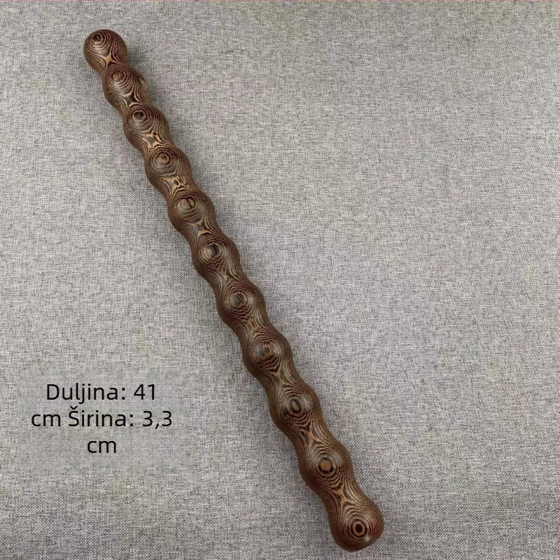 Drvena masažna palica s oblikom tikve za cijelo tijelo – masaža ramena i vrata