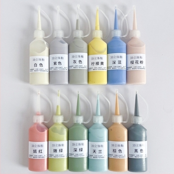 Podglazurna keramička umjetnička boja za 3D reljefnu glazuru na bisque keramici, uzdignute linije, filigranska ukrasa i kreativno slikanje, boca 40 ml
