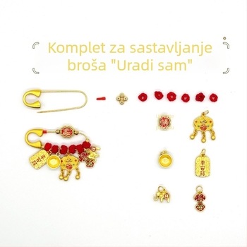 DIY set materijala za ručno izrađenu broš s temom trudnoće i djeteta, dodatak za odjeću, dar majci i djetetu