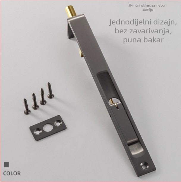 Skriveni mesingasti zasun za dvostruka vrata