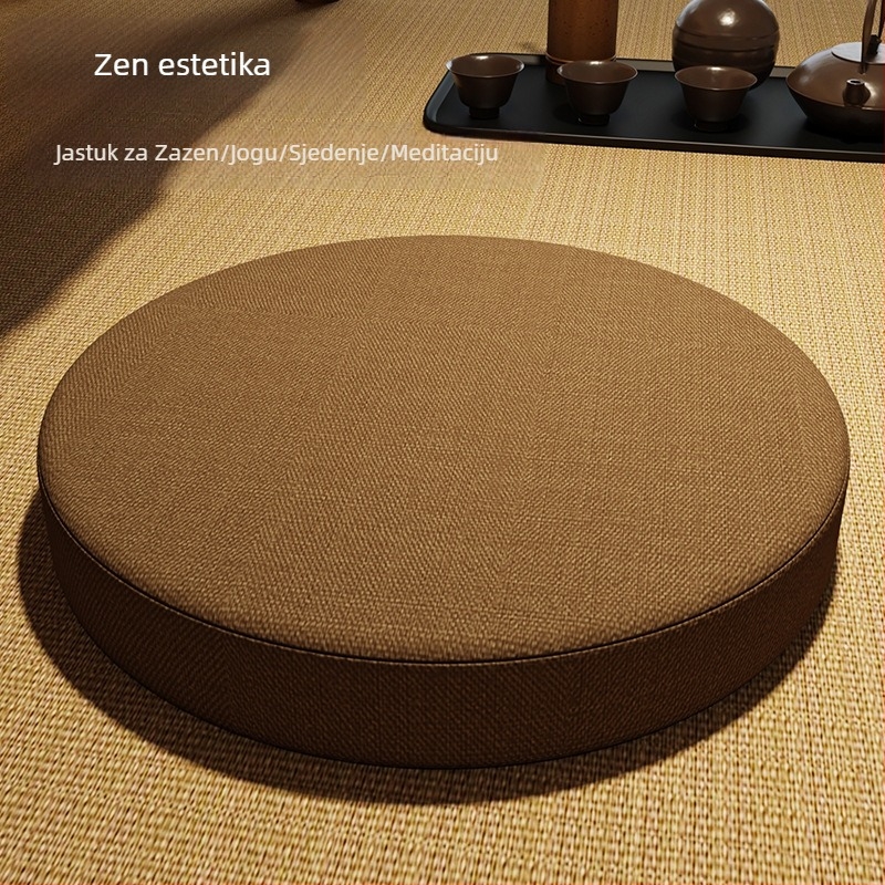Debeli meditacijski jastuk za Zen praksu, kineskog stila tatami sjedalna podloga, Zen prostirka za čajnu sobu, kućna prostirka uz prozor