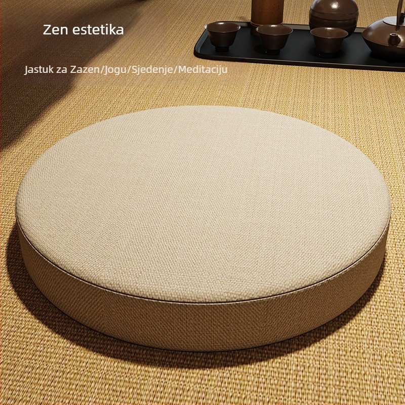 Debeli meditacijski jastuk za Zen praksu, kineskog stila tatami sjedalna podloga, Zen prostirka za čajnu sobu, kućna prostirka uz prozor