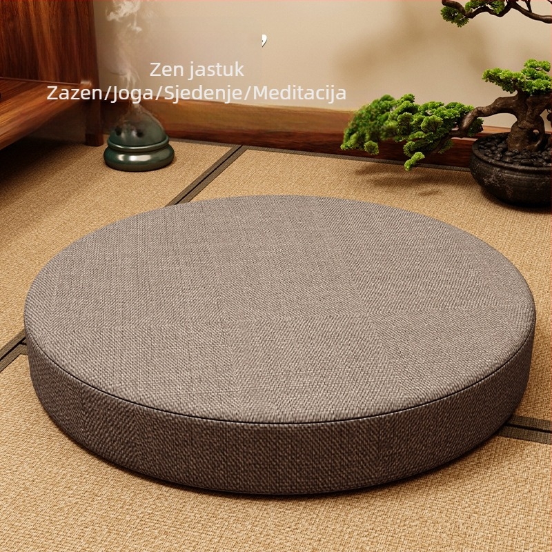 Debeli meditacijski jastuk za Zen praksu, kineskog stila tatami sjedalna podloga, Zen prostirka za čajnu sobu, kućna prostirka uz prozor