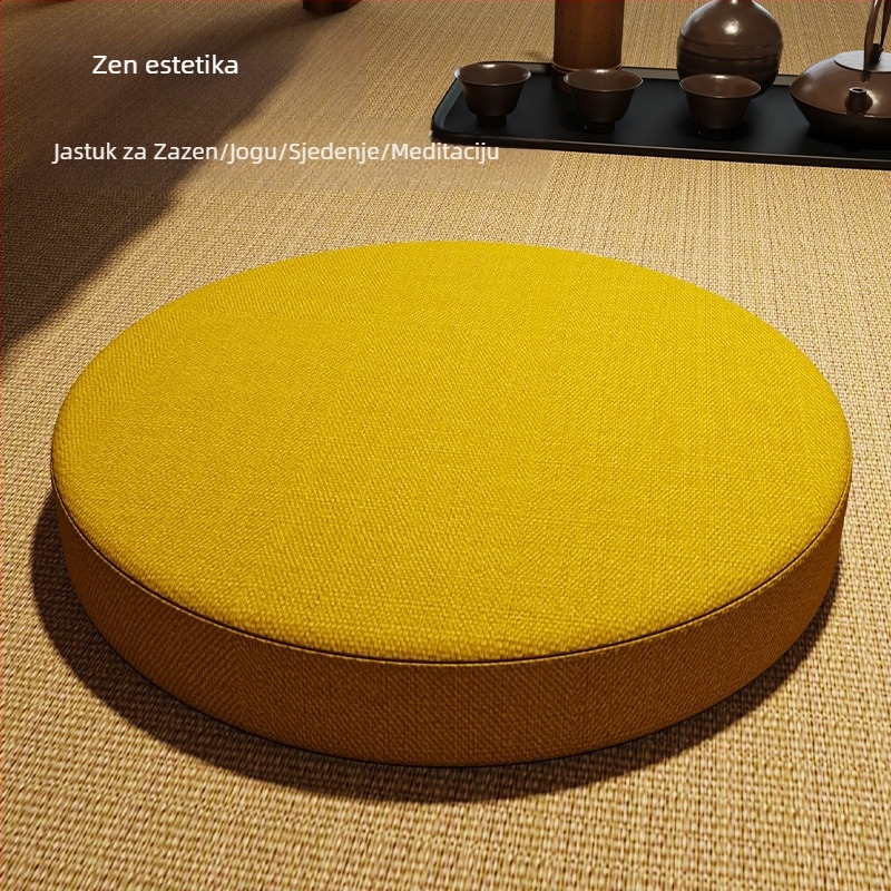 Debeli meditacijski jastuk za Zen praksu, kineskog stila tatami sjedalna podloga, Zen prostirka za čajnu sobu, kućna prostirka uz prozor