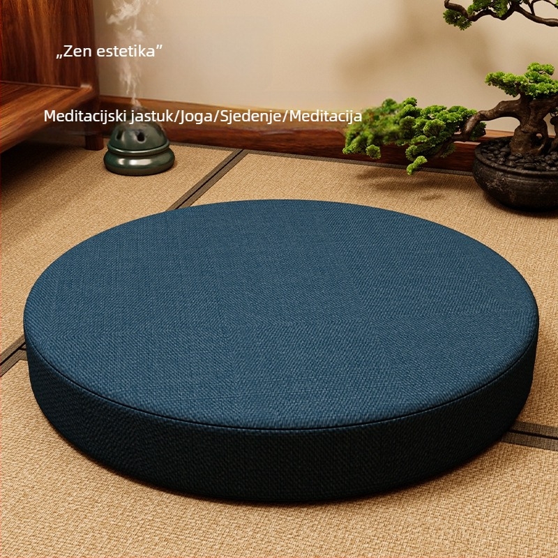 Debeli meditacijski jastuk za Zen praksu, kineskog stila tatami sjedalna podloga, Zen prostirka za čajnu sobu, kućna prostirka uz prozor