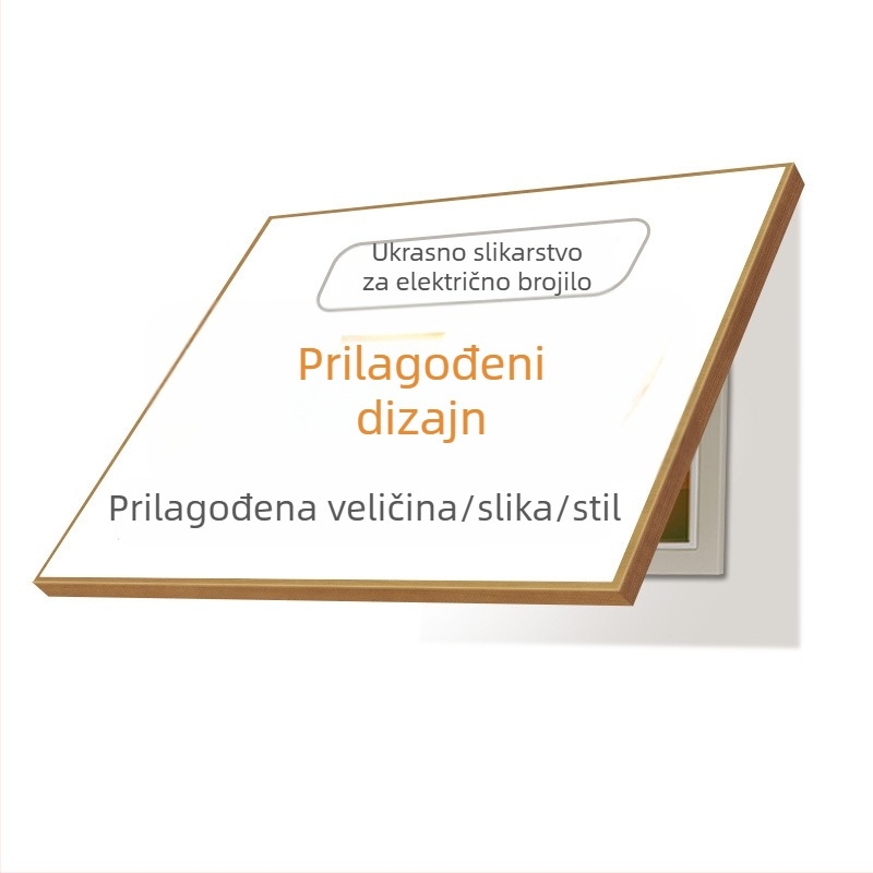 Dekorativne slike za kućište brojila električne kutije s motivima za korporativnu promociju, obiteljske portrete, vjenčane fotografije i hotelsku dekoraciju