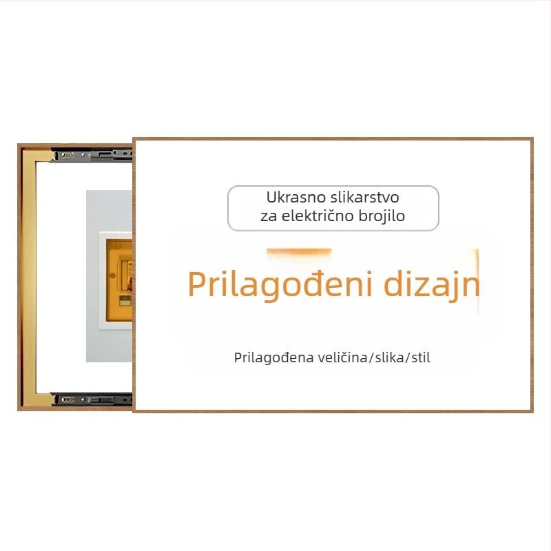 Dekorativne slike za kućište brojila električne kutije s motivima za korporativnu promociju, obiteljske portrete, vjenčane fotografije i hotelsku dekoraciju