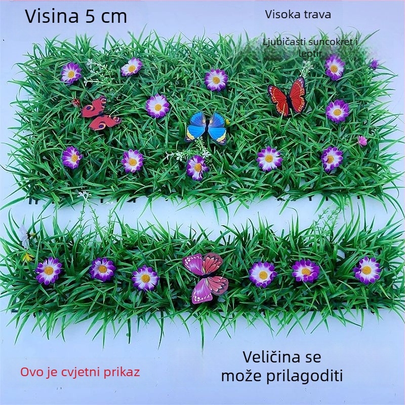 Umjetna trava – dekorativni prostir za pregrade i ograde, kutije za cvijeće, prozorska daska, stepenice i balkon