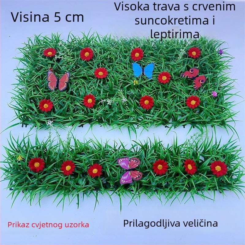 Umjetna trava – dekorativni prostir za pregrade i ograde, kutije za cvijeće, prozorska daska, stepenice i balkon