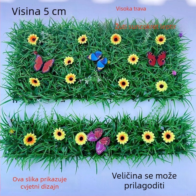 Umjetna trava – dekorativni prostir za pregrade i ograde, kutije za cvijeće, prozorska daska, stepenice i balkon