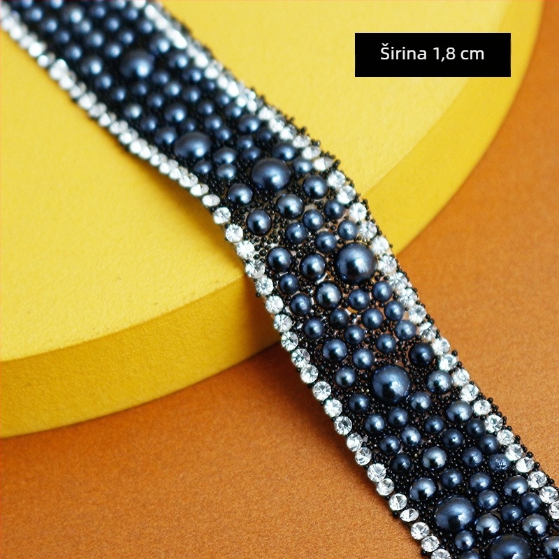 Labave perle i kristali od plastike/smole s ljepilom na stražnjoj strani za DIY ukrase za odjeću