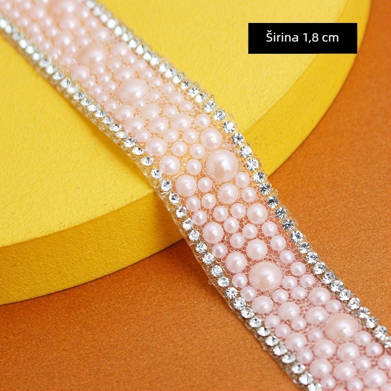 Labave perle i kristali od plastike/smole s ljepilom na stražnjoj strani za DIY ukrase za odjeću